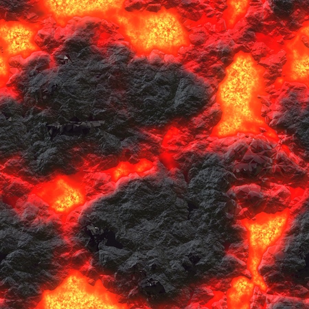 Fantasy planet terrain seamless texture or background illustrationの写真素材