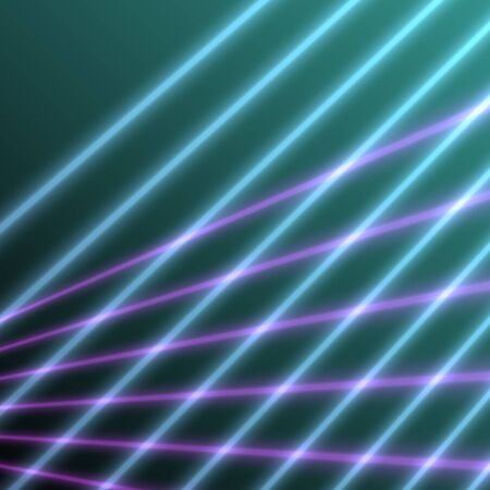 Neon lines background glowing futuristic energy technology conceptの写真素材