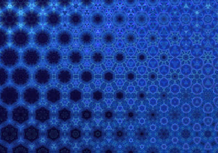 Blue abstract geometric winter christmas background illustration