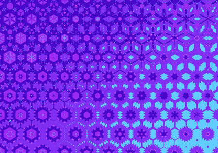 Blue abstract geometric winter christmas background illustration