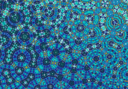Blue abstract geometric winter christmas background illustration