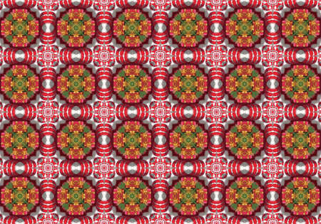 Christmas background tile red green and white color illustration