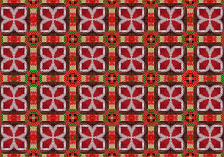 Christmas background tile red green and white color illustration