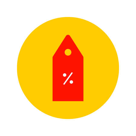 Flat T-Shirt Circle Icon. Vector Illustration of Clothes Object.のイラスト素材