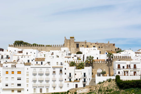Vejer de la Frontera Cadiz Andalusia Spainの写真素材