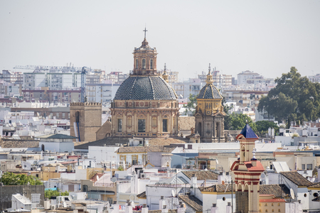 Saint Louis of the French church, Seville, Spainの写真素材