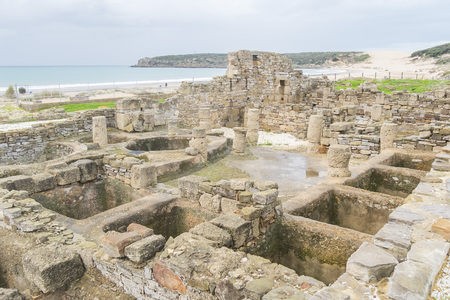 Ruins of a Roman cityの写真素材