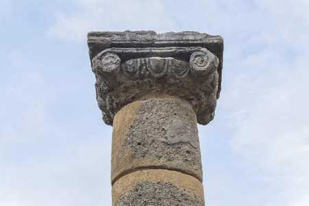 Ruins of a Roman city, columnの写真素材
