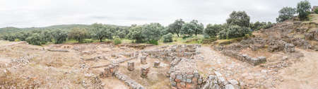 Roman archaeological site of Munigua in Seville (Spain)のeditorial素材