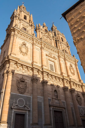 Building of the Royal College of the Holy Spirit of the Society of Jesus, called La Clerencia (Salamanca, Spain).の写真素材