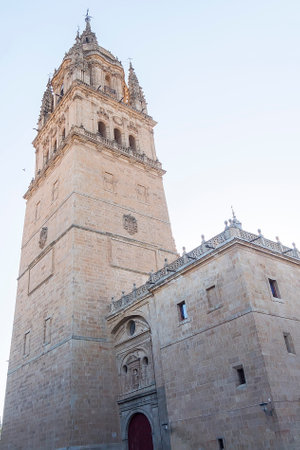 Photo detail of part of the Salamanca catedral in Spain.の写真素材