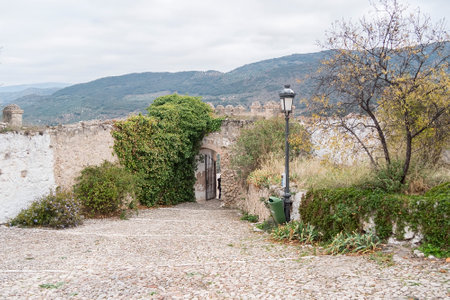 Carcabuey, white village of the province of Cordoba in Spainの写真素材