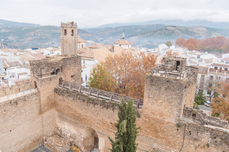 Priego de Cordoba, white village of Cordoba province in Spain.の写真素材