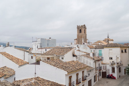 Priego de Cordoba, white village of Cordoba province in Spain.の写真素材