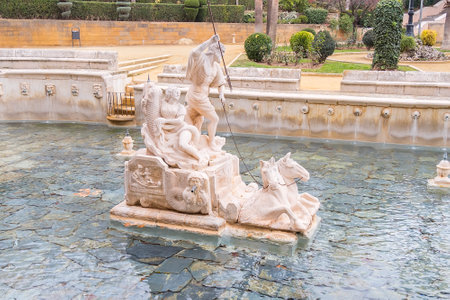 Priego de Cordoba, white village of Cordoba province in Spain.の写真素材