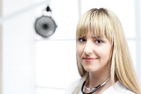 beautiful woman doctorの写真素材