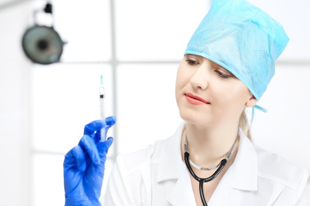 beautiful woman doctorの写真素材