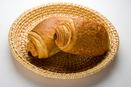 Little breads with chocolate inside  A french bakery  cake の写真素材