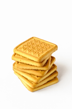 Some very simple biscuitsの写真素材