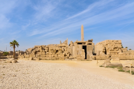 Karnak temple in Luxor, Egypt の写真素材