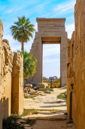 Karnak temple in Luxor, Egypt の写真素材