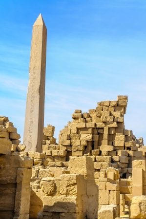 Karnak temple in Luxor, Egypt の写真素材