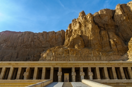 The Hatshepsut temple in the Valley of the Kingsの写真素材