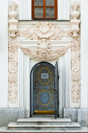 A door detail of the Lavra Monastery in Kievの写真素材