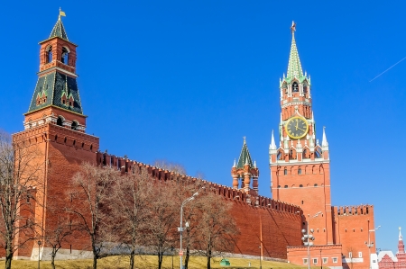 The Kremlin in Moscow, capitol of Russiaの写真素材