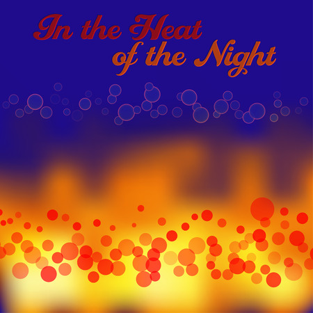 In the heat of the night, it is time for fun and hot partyのイラスト素材