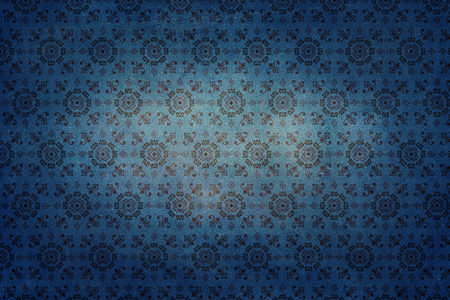 Old classical renaissance texture. Colors blue and brown