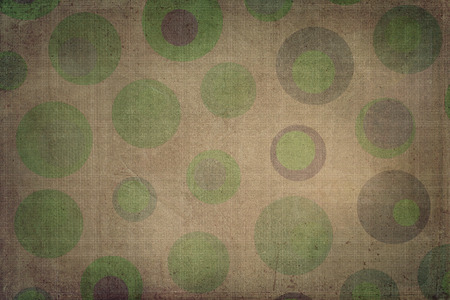 Soft texture background made of  green and beige dots, or circlesの写真素材