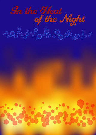 In the heat of the night, it is time for fun and hot partyのイラスト素材
