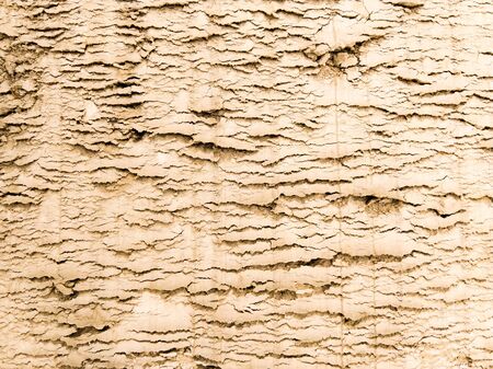 Compressed sand texture on a construction site. Useful as background of bump texture for 3d rendering. Copy spaceの写真素材