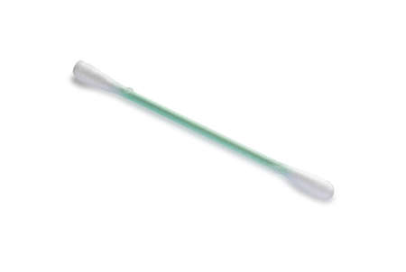 Cotton bud isolated on white backgroundの写真素材