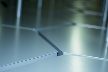 Abstract industrial zigzag pattern sharpness gradient backdropの写真素材