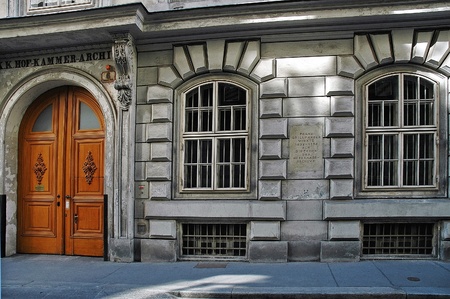 vienna in the Hofkammerarchiv Nottendorfergasse 2の写真素材