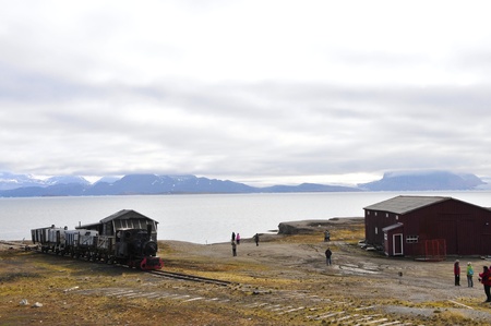 In Ny Alesund there was at the beginning of the 20th century the probably most northern railway...