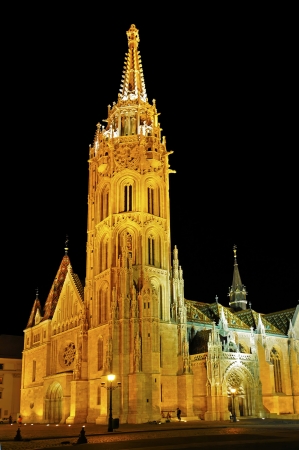 Beyond the borders of Budapest, also known known as Matthias Church, also known as Our Lady Church and King  The Matthias Church was built in 1255 and completed in 1269 のeditorial素材