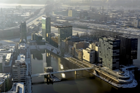 He is a prime example of professional urban development  The Media Harbour Duesseldorf  World-renowned architects のeditorial素材