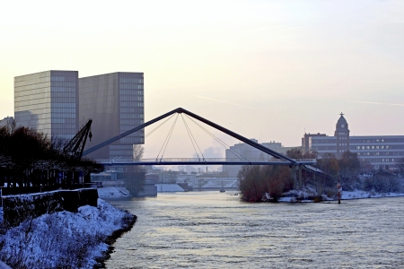 He is a prime example of professional urban development  The Media Harbour Duesseldorf World-renowned architects such as Frank O  Gehry, David Chipperfield, Joe Coenen, Steven Holl and Claude Vasconi ensure there with their structures for internationally のeditorial素材