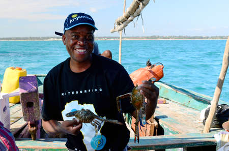 Dhow safari to Magaruque Island, Mozambiqueのeditorial素材