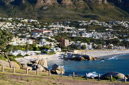 Camps Bay, Cape Townの写真素材