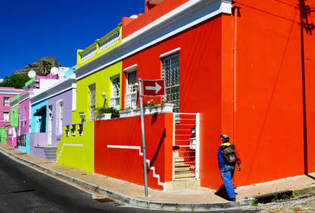 Bo Kaap, Malaysian Quarter, Cape Townのeditorial素材