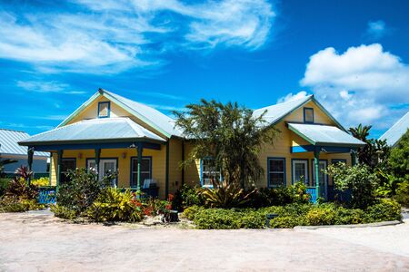 Typical houses on Cayman Island