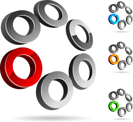 Abstract company symbol. Vector illustration.のイラスト素材