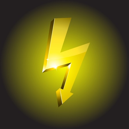 Electricity warning symbol. Vector illustration. のイラスト素材