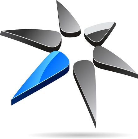 Abstract company symbol. Vector illustration.のイラスト素材