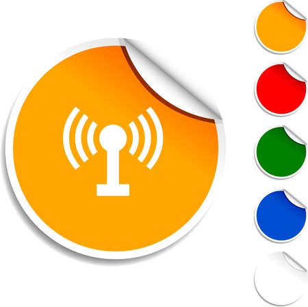  Radio  sheet icon. Vector illustration.のイラスト素材