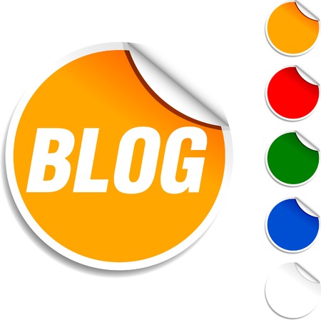 Blog  sheet icon. Vector illustration. のイラスト素材
